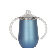 New Stainless Steel Sippy cup BPA free 10oz Sippy Tumbler Double Wall for kid baby Sippy Tumbler Cup with Handle